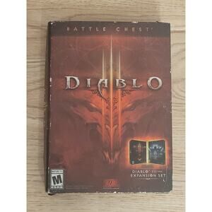 Diablo III Battle Chest (Windows/Mac, 2016) Blizzard Cib  Pre-owned Untested